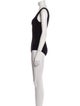 Alice + Olivia Plunge Neckline Sleeveless Bodysuit