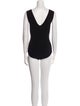 Alice + Olivia Plunge Neckline Sleeveless Bodysuit