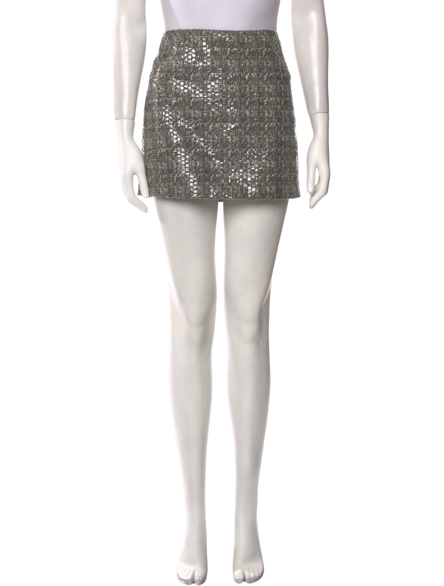 Alice + Olivia Sequin Embellishments Mini Skirt
