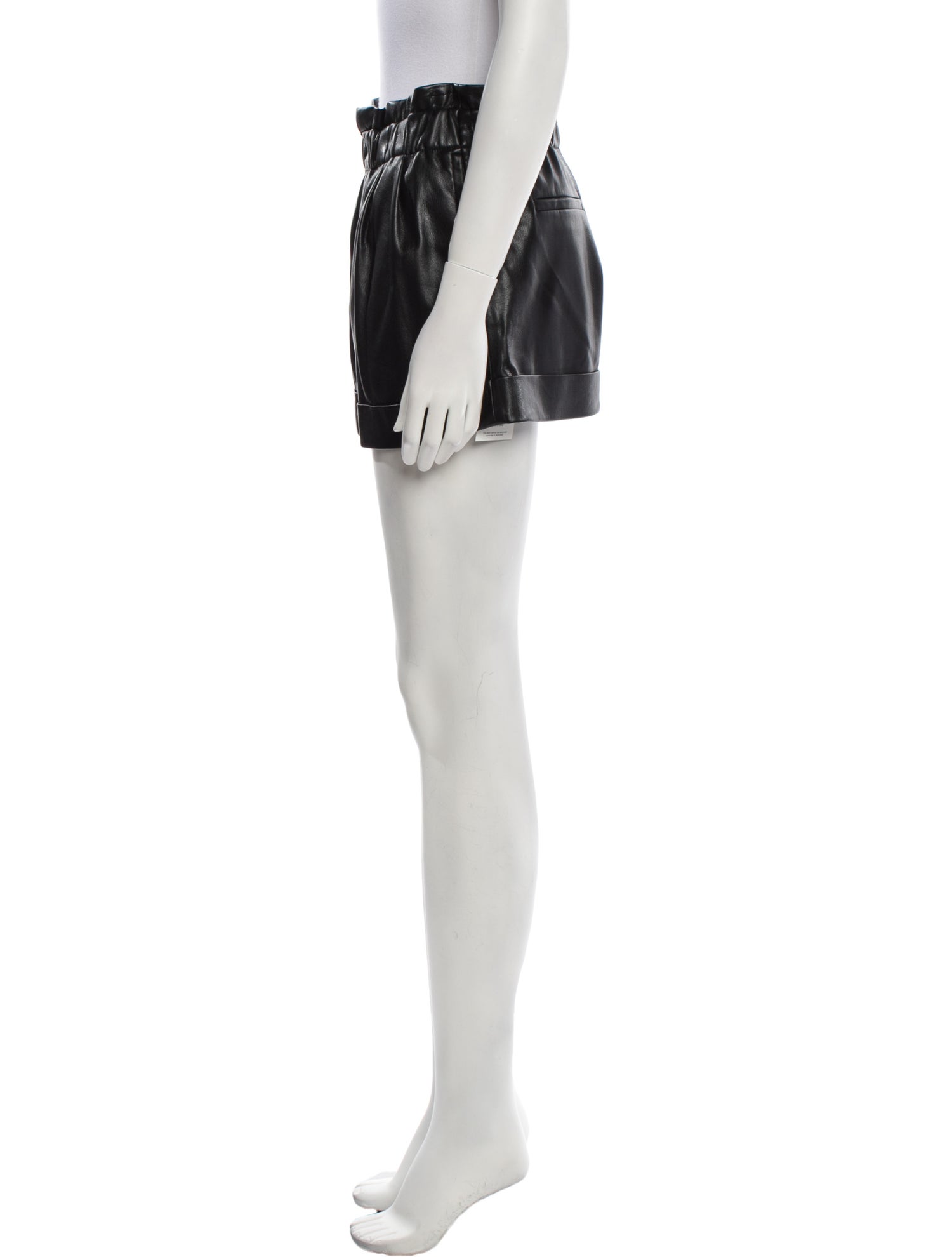 Alice + Olivia Faux Leather Mini Shorts