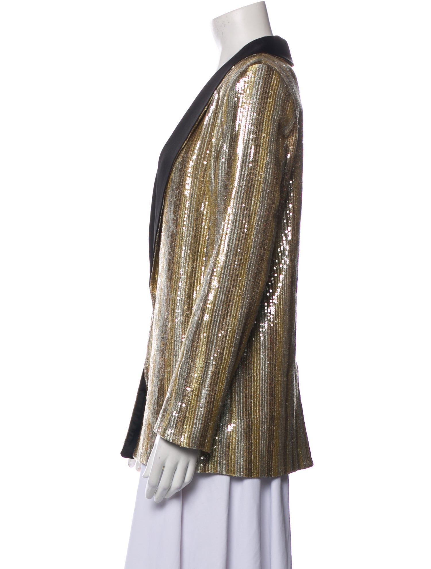 Alice + Olivia Striped Evening Jacket