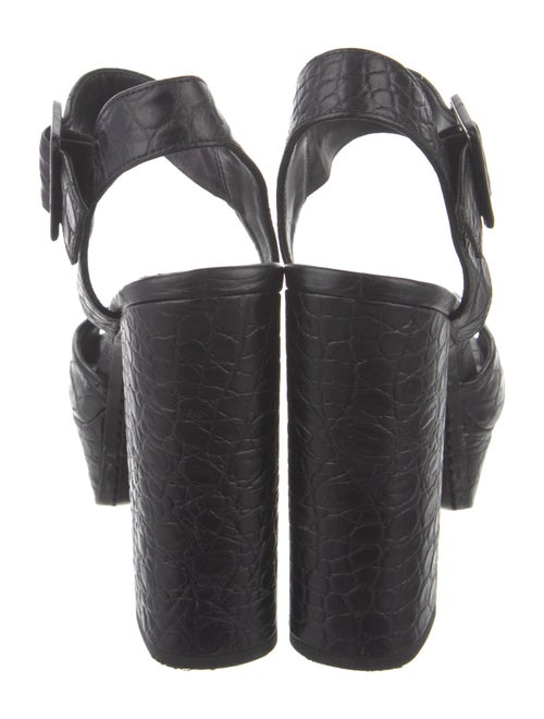 Alice + Olivia Leather Slingback Sandals