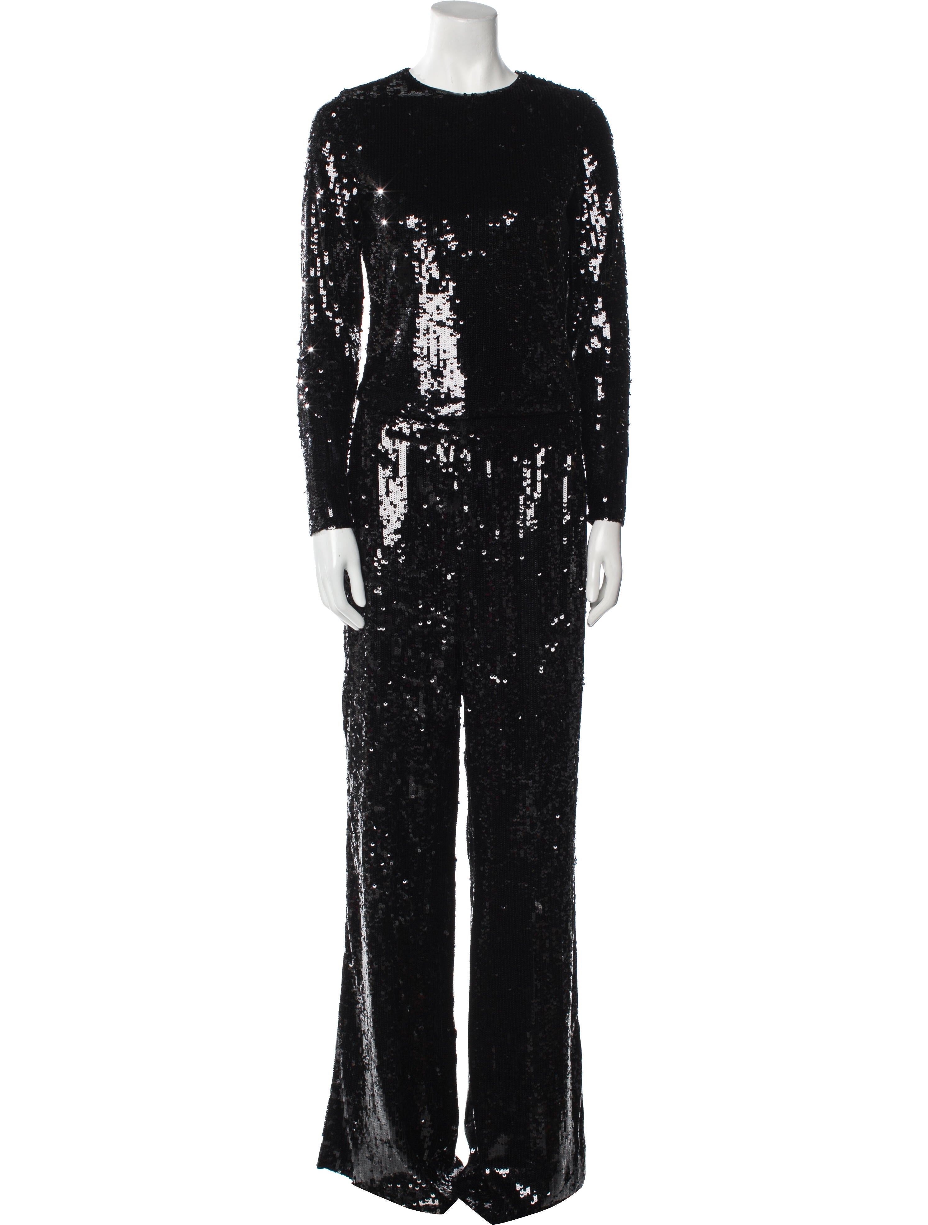Alice + Olivia Sequin Printed Pant Set