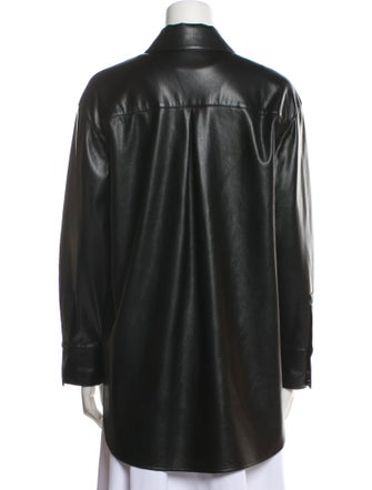 Alice + Olivia Long Sleeve Button-Up Top