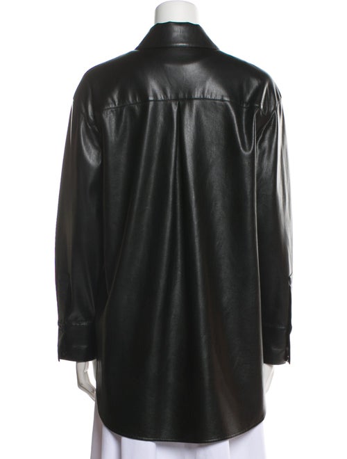 Alice + Olivia Long Sleeve Button-Up Top