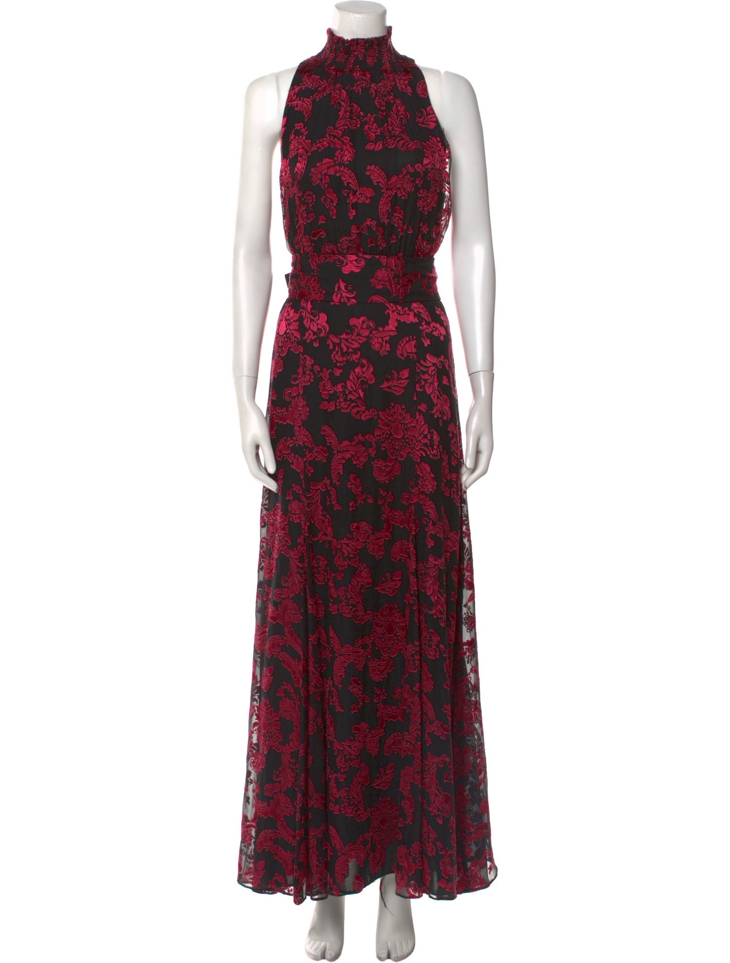 Alice + Olivia Floral Print Long Dress