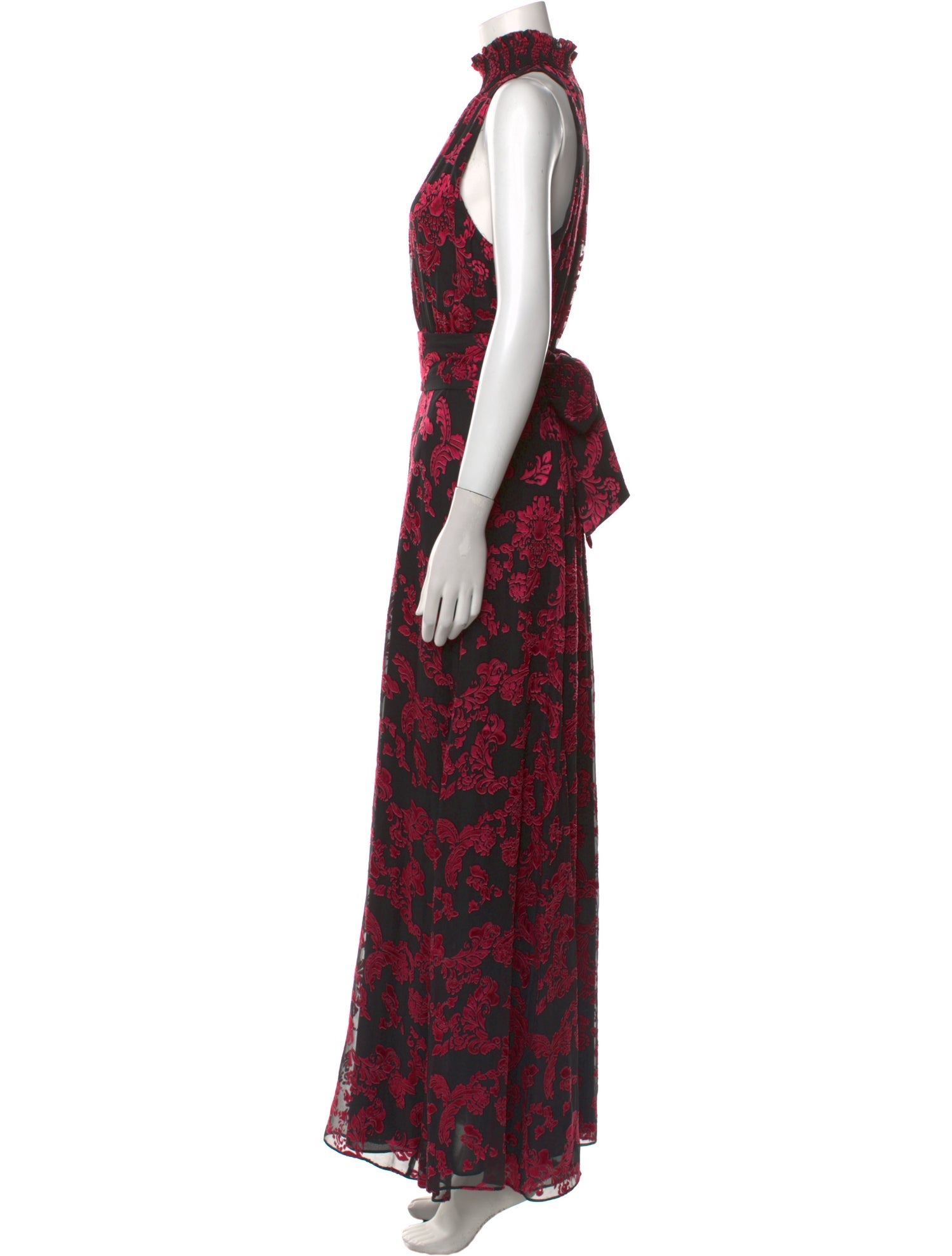 Alice + Olivia Floral Print Long Dress