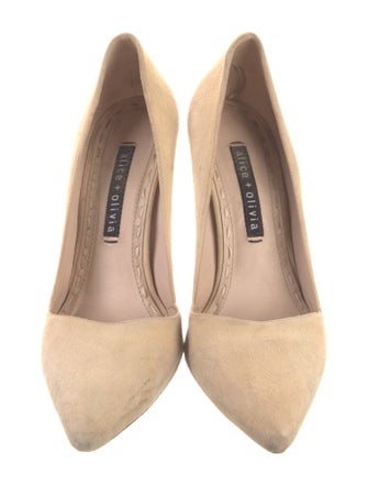 Alice + Olivia Suede Pumps