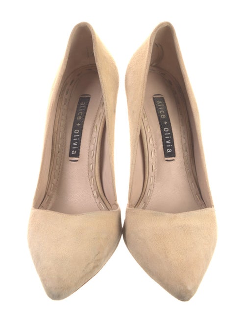 Alice + Olivia Suede Pumps