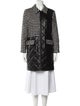 Alice + Olivia Houndstooth Print Coat