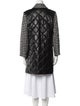 Alice + Olivia Houndstooth Print Coat