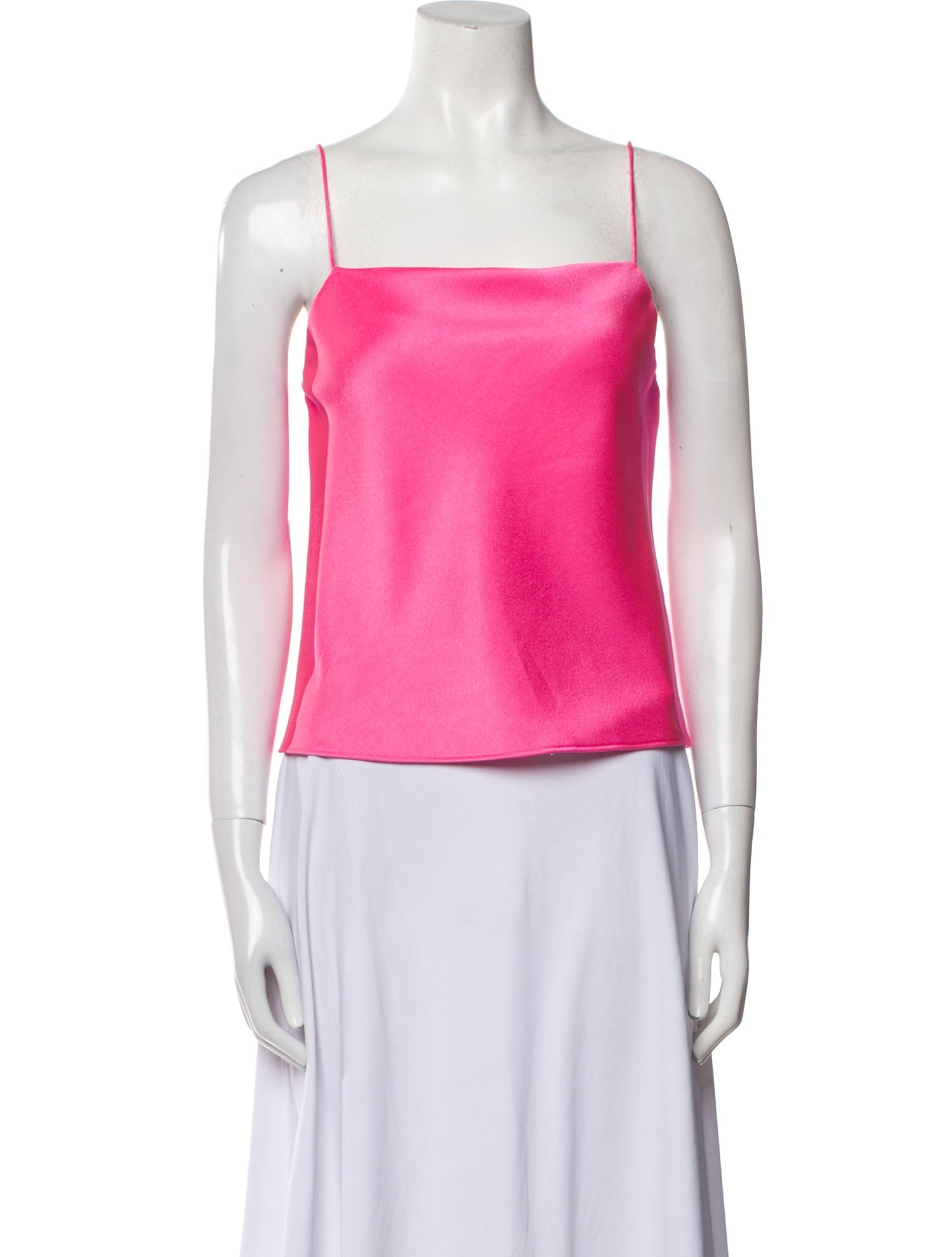 Alice + Olivia Square Neckline Sleeveless Crop Top