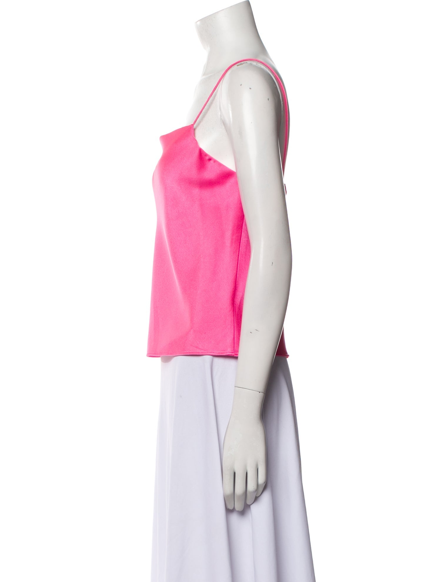 Alice + Olivia Square Neckline Sleeveless Crop Top