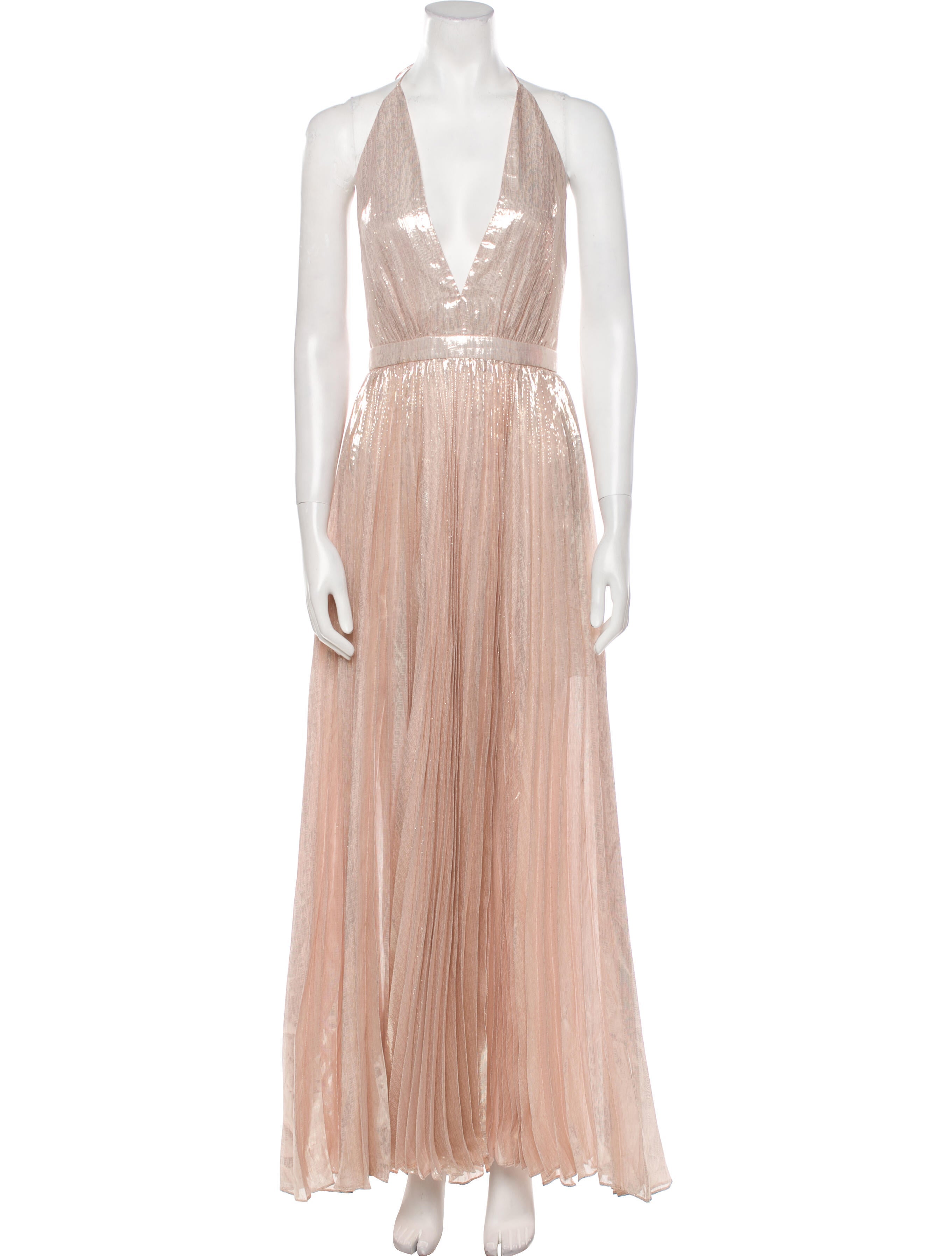 Alice + Olivia Silk Long Dress
