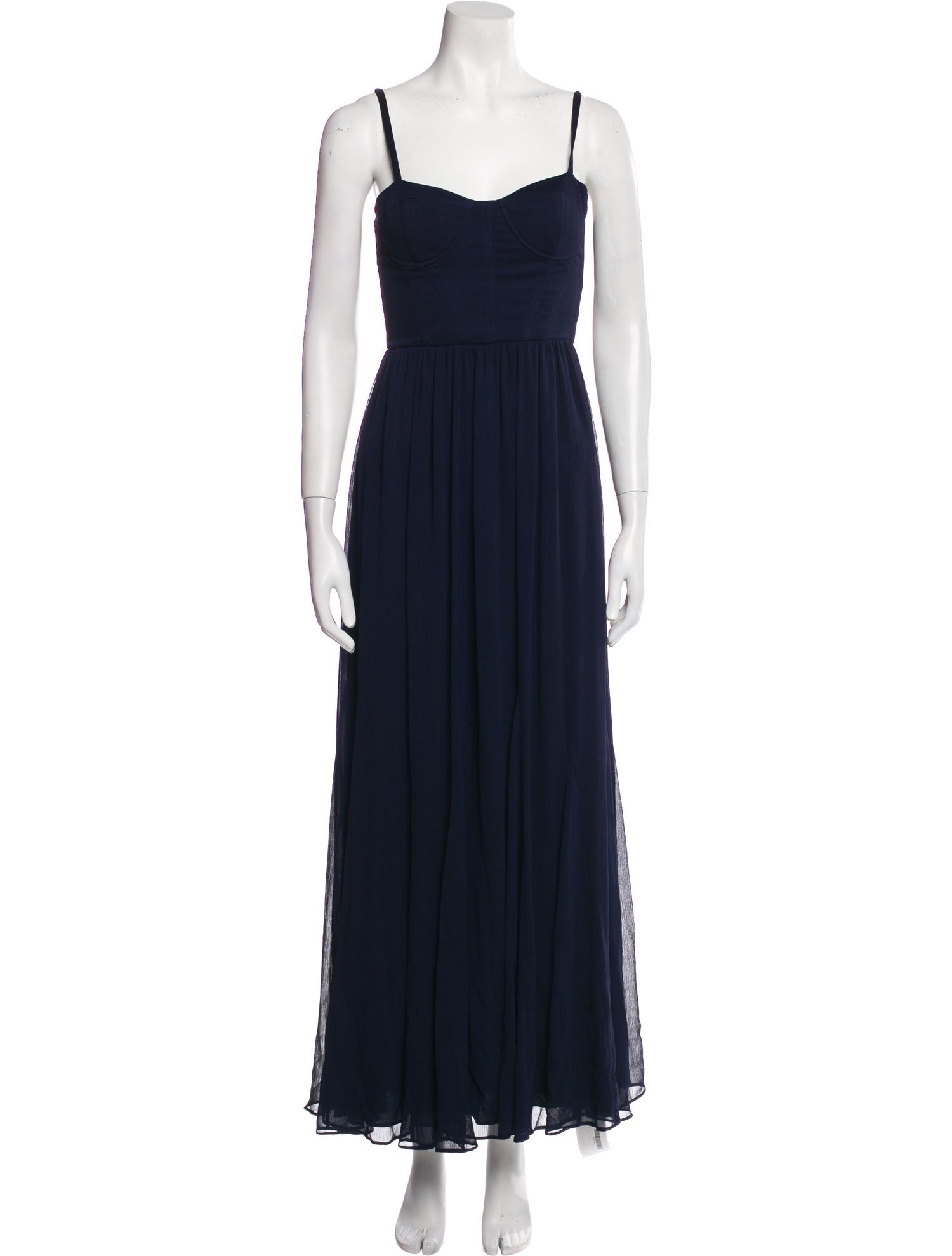Alice + Olivia Square Neckline Long Dress