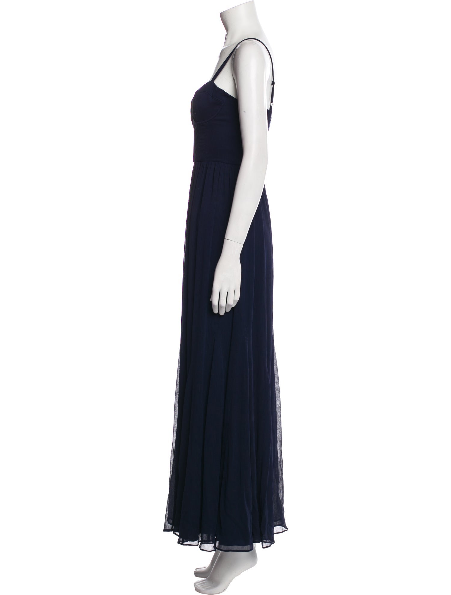 Alice + Olivia Square Neckline Long Dress