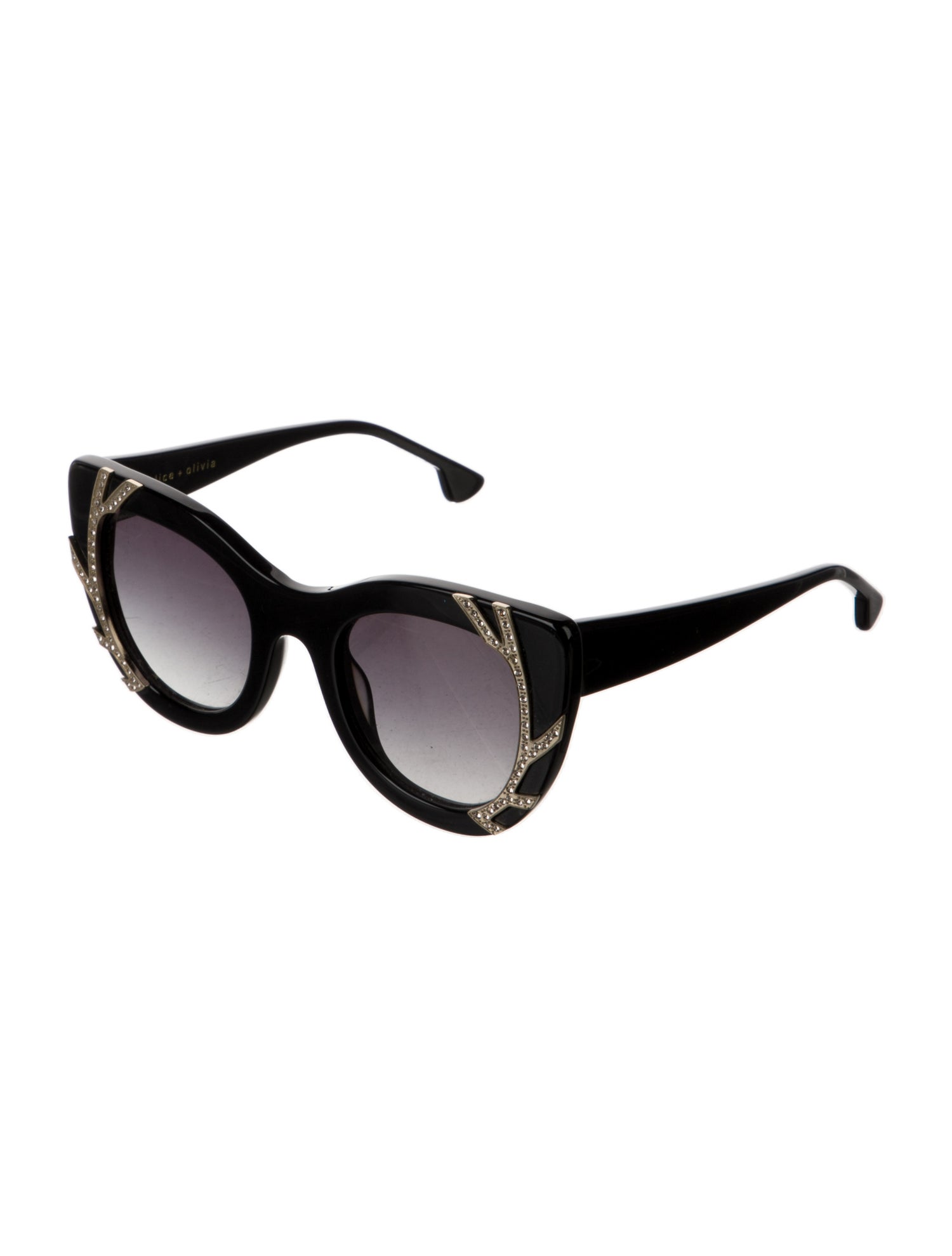 Alice + Olivia Cat-Eye Gradient Sunglasses