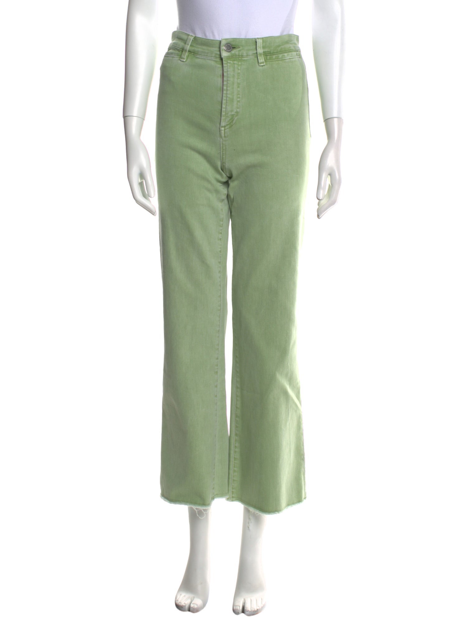 Alice + Olivia Mid-Rise Wide Leg Jeans