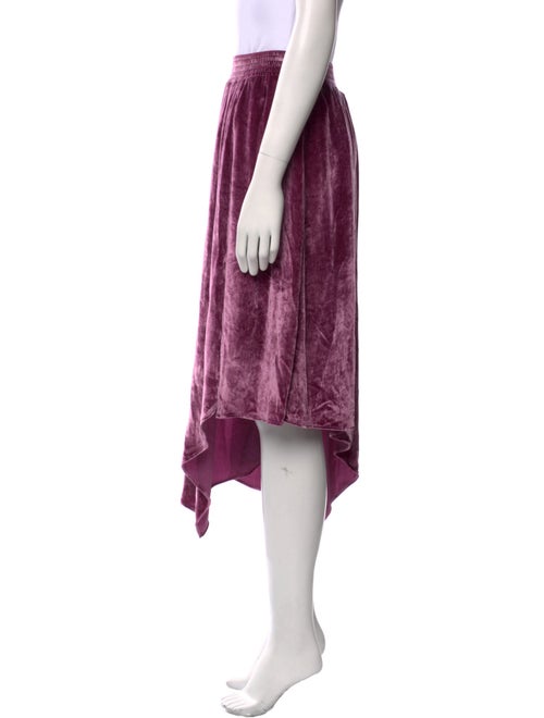 Alice + Olivia Pleated Accents Midi Length Skirt