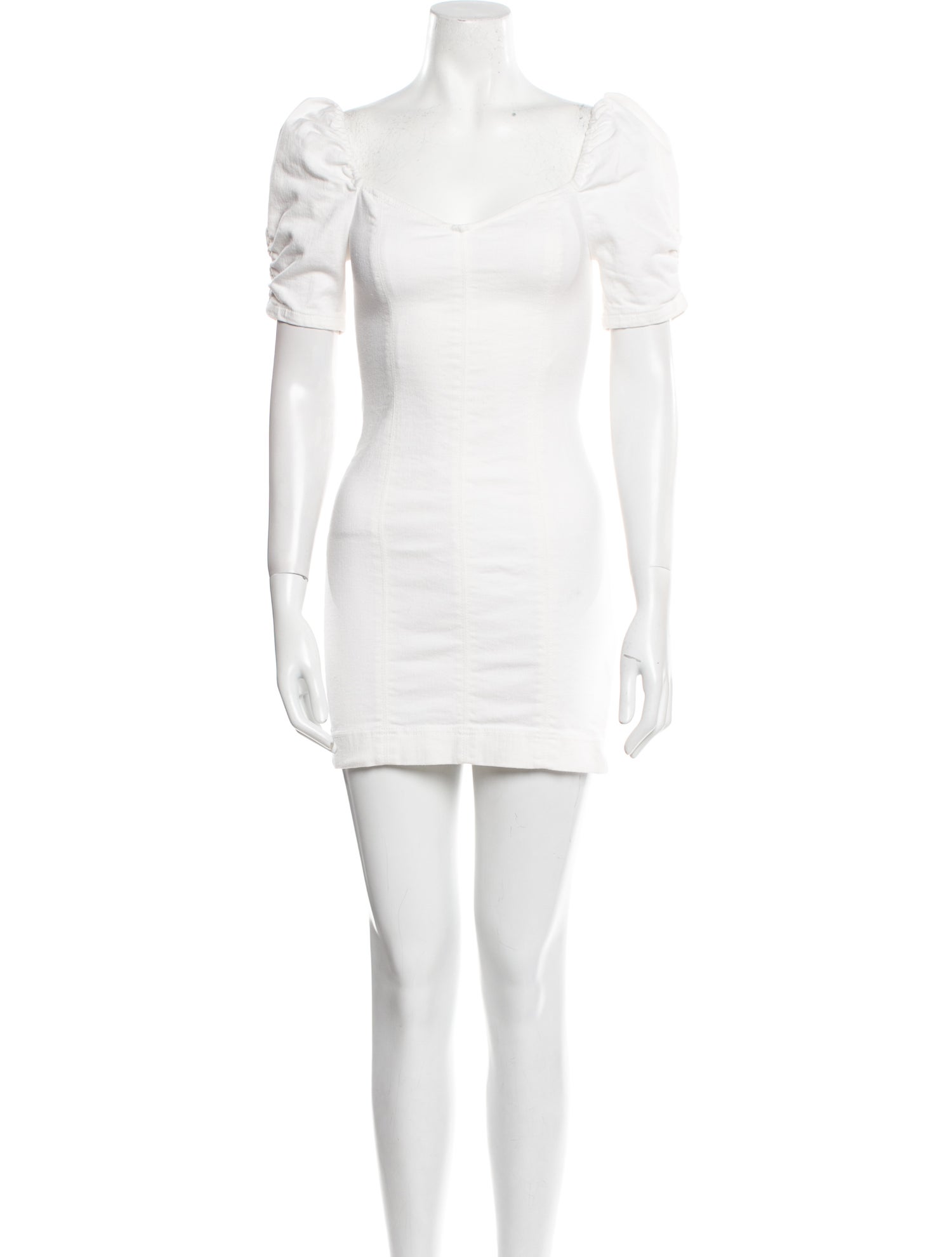 Alice + Olivia Square Neckline Mini Dress