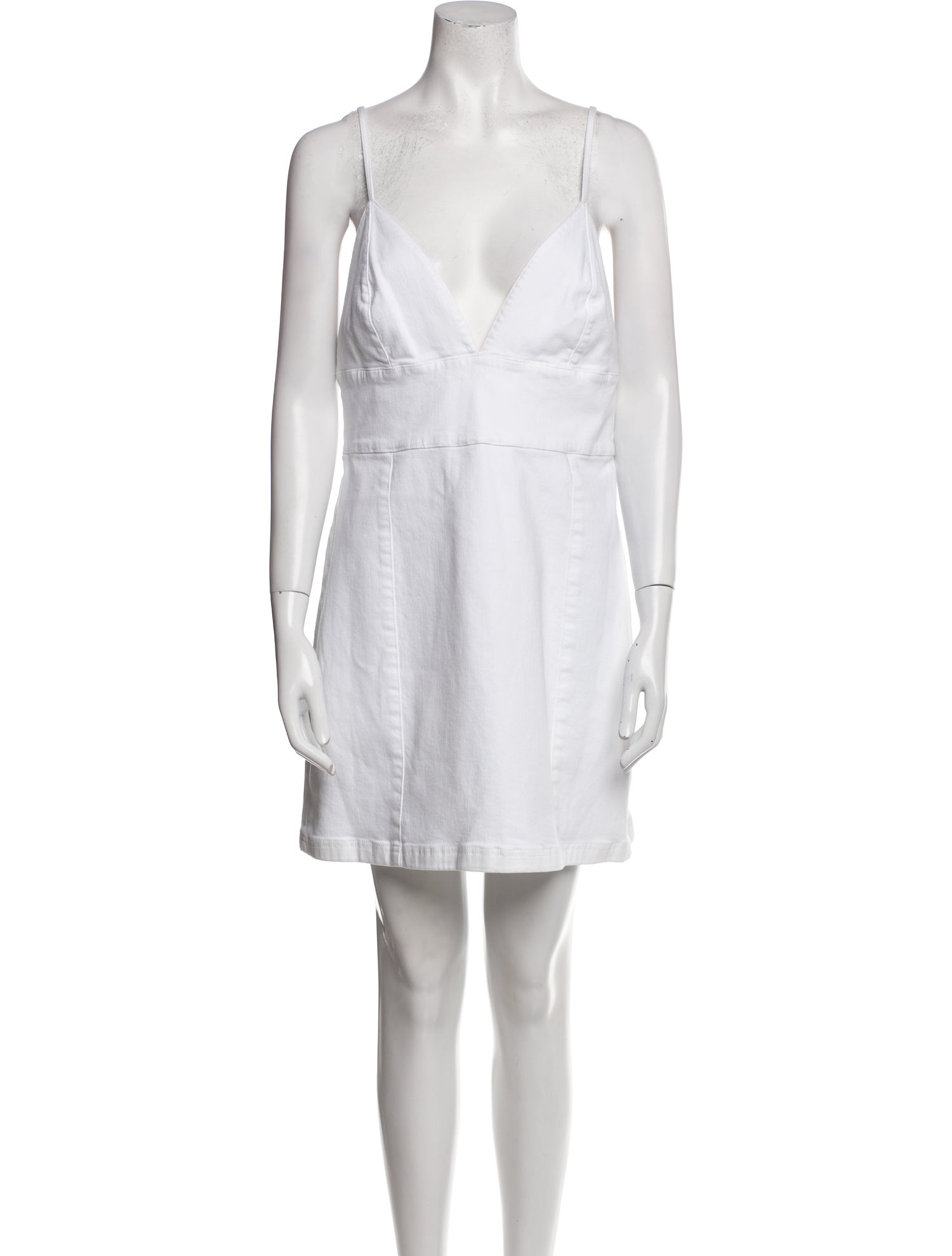 Alice + Olivia Plunge Neckline Mini Dress