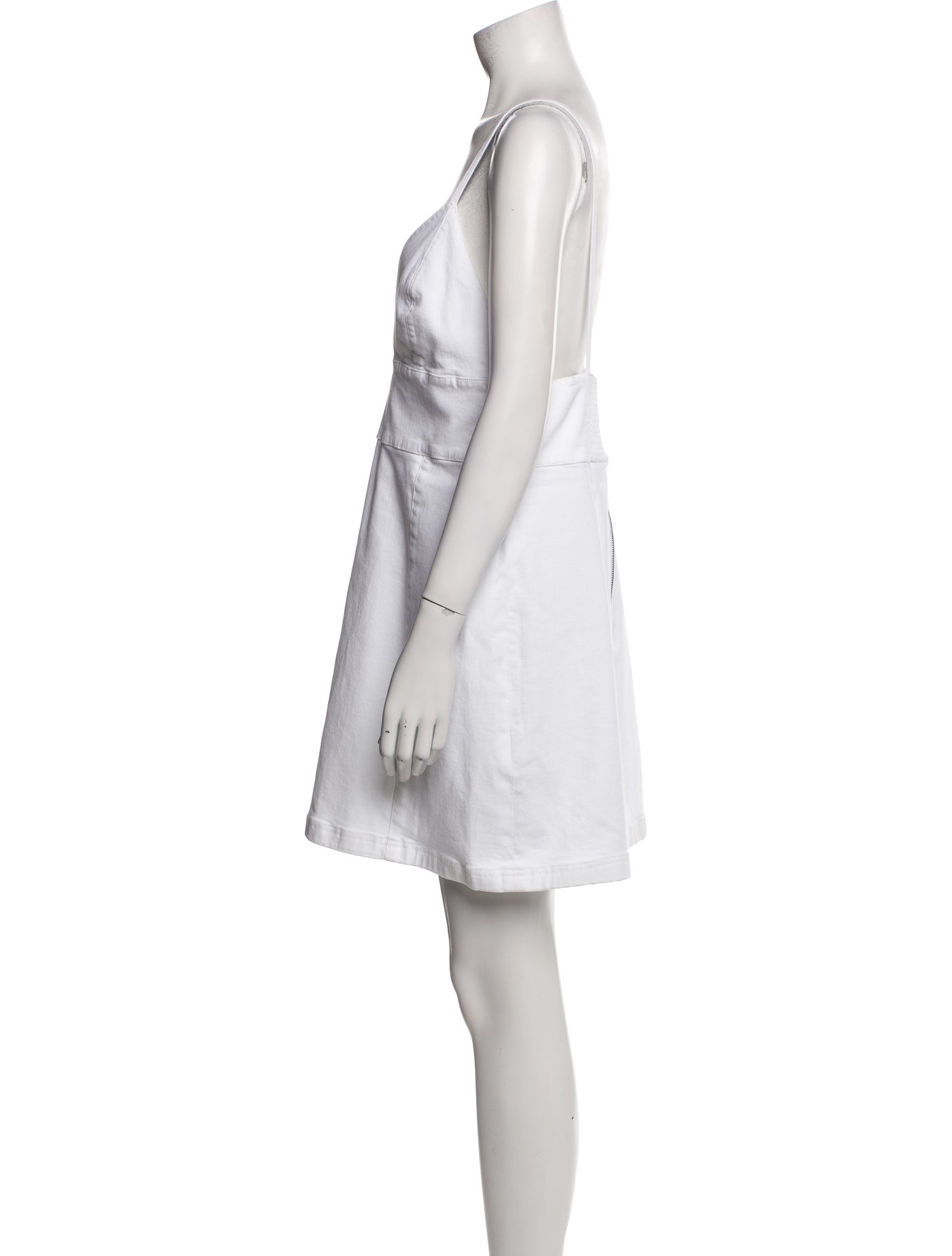 Alice + Olivia Plunge Neckline Mini Dress