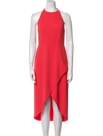 Alice + Olivia Crew Neck Long Dress