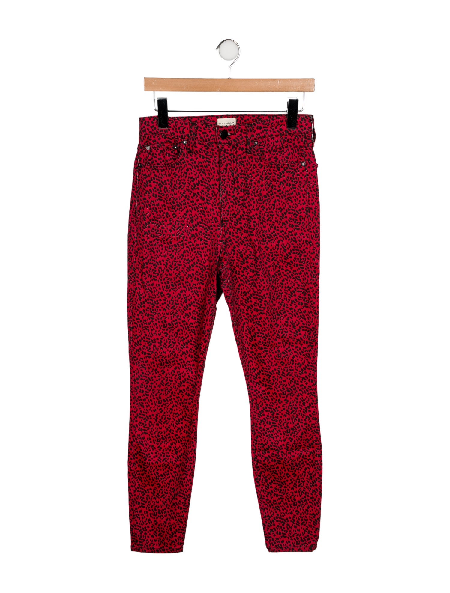 Alice + Olivia High-Rise Skinny Leg Jeans