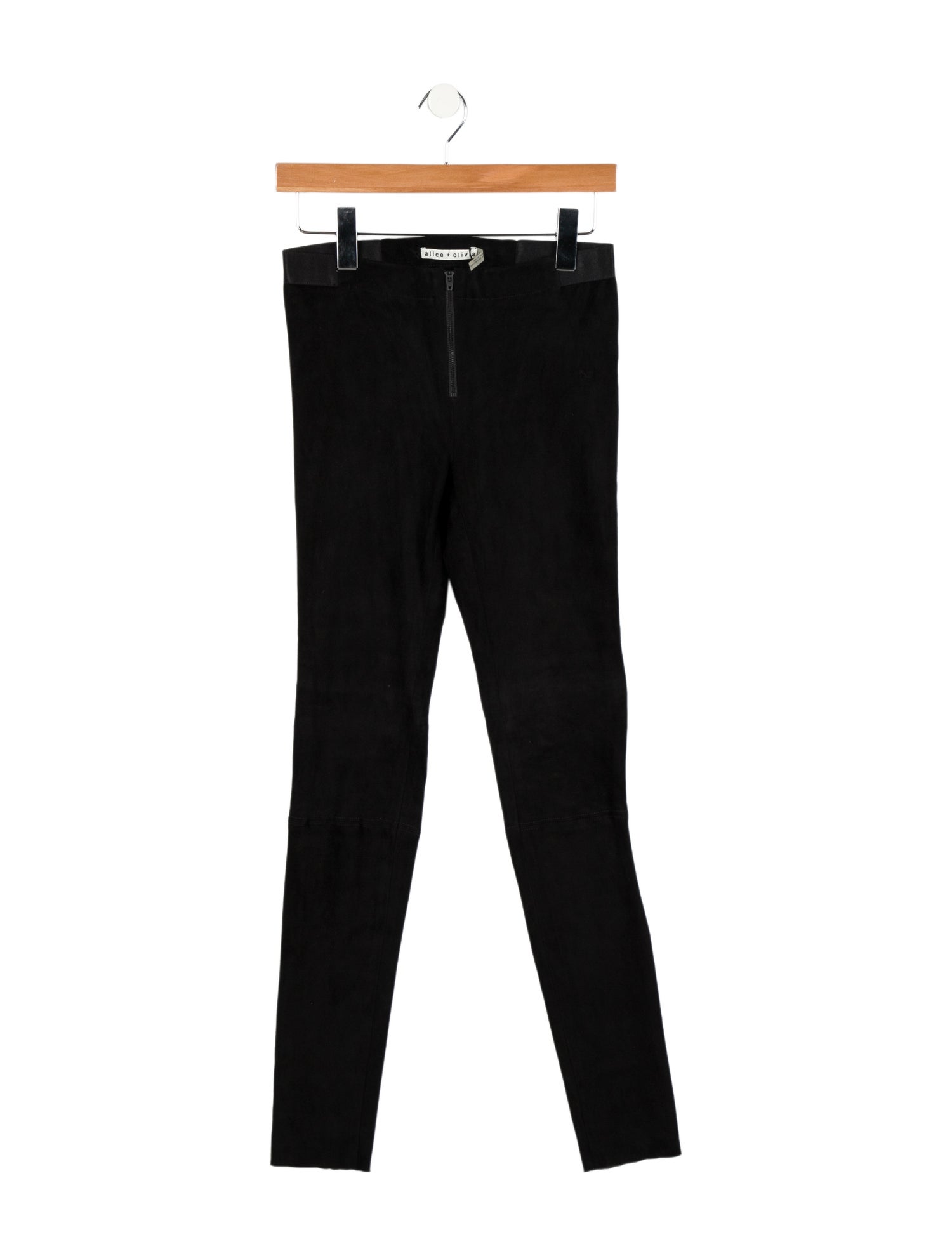 Alice + Olivia Lamb Leather Skinny Leg Pants w/ Tags