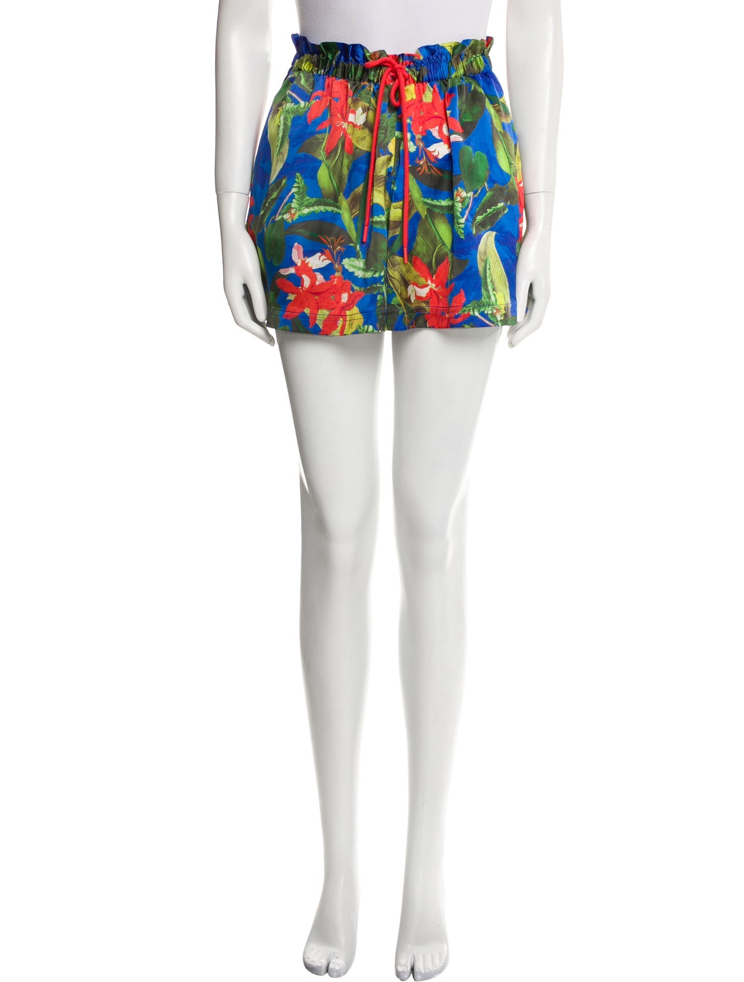 Alice + Olivia Floral Print Mini Shorts