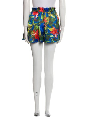 Alice + Olivia Floral Print Mini Shorts