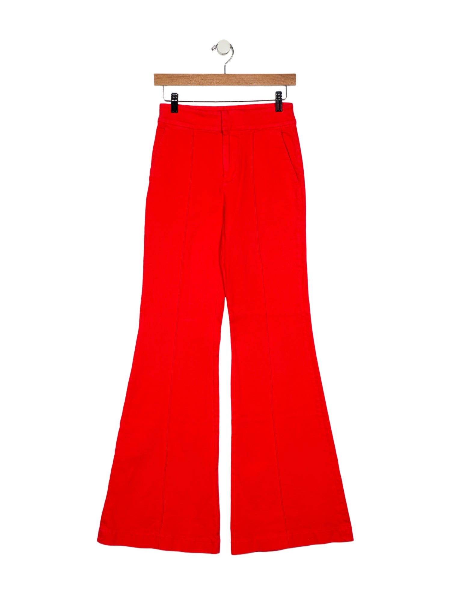 Alice + Olivia Mid-Rise Wide Leg Jeans