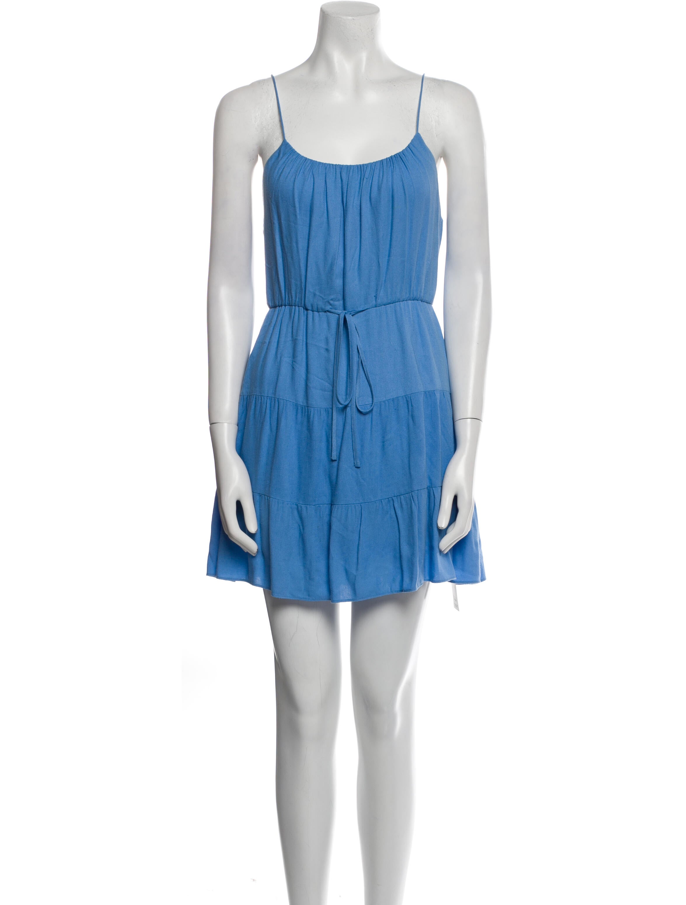 Alice + Olivia Scoop Neck Mini Dress