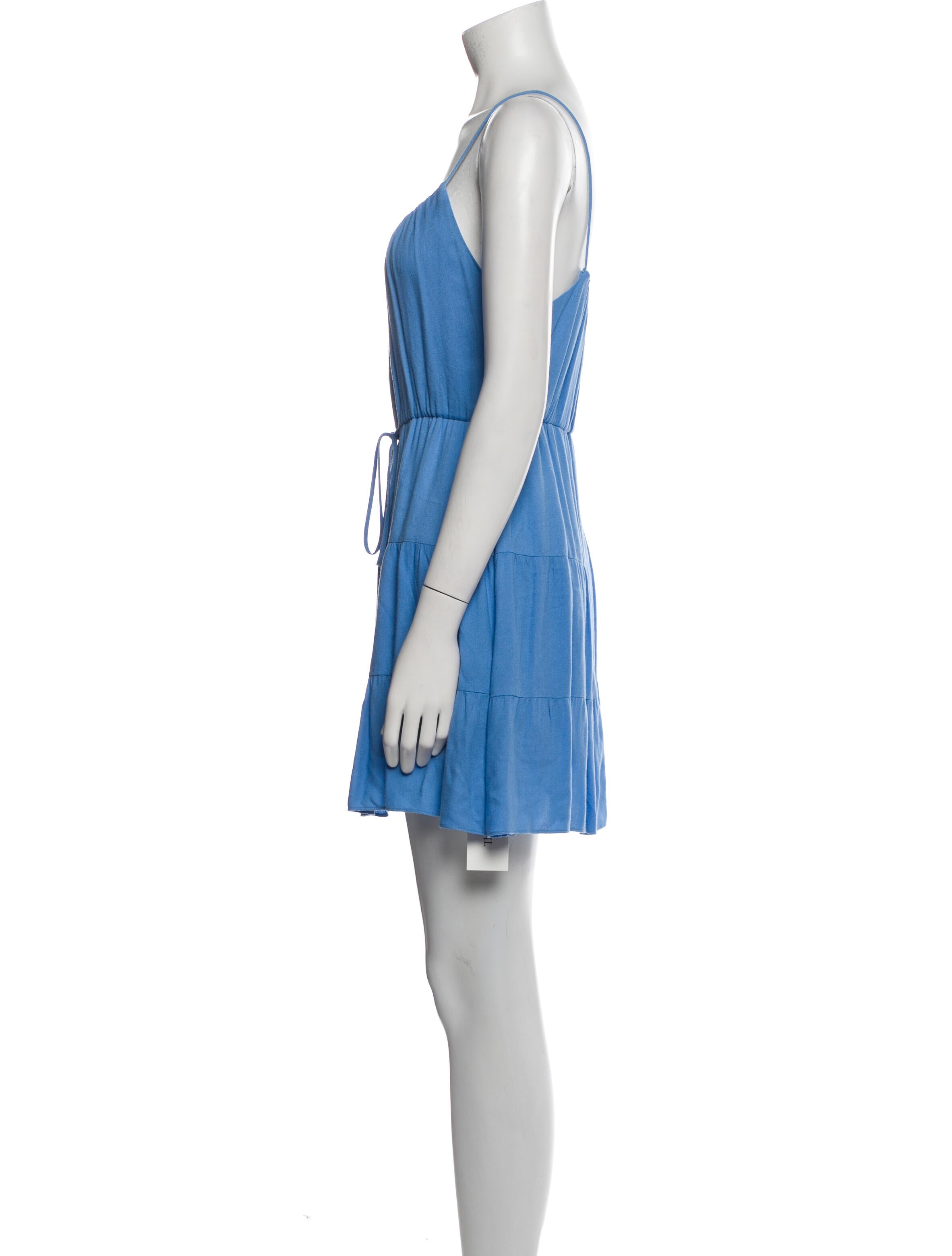 Alice + Olivia Scoop Neck Mini Dress