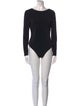 Alice + Olivia Bateau Neckline Long Sleeve Bodysuit