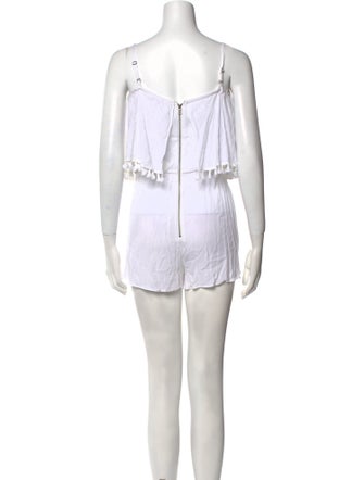 Alice + Olivia Square Neckline Romper