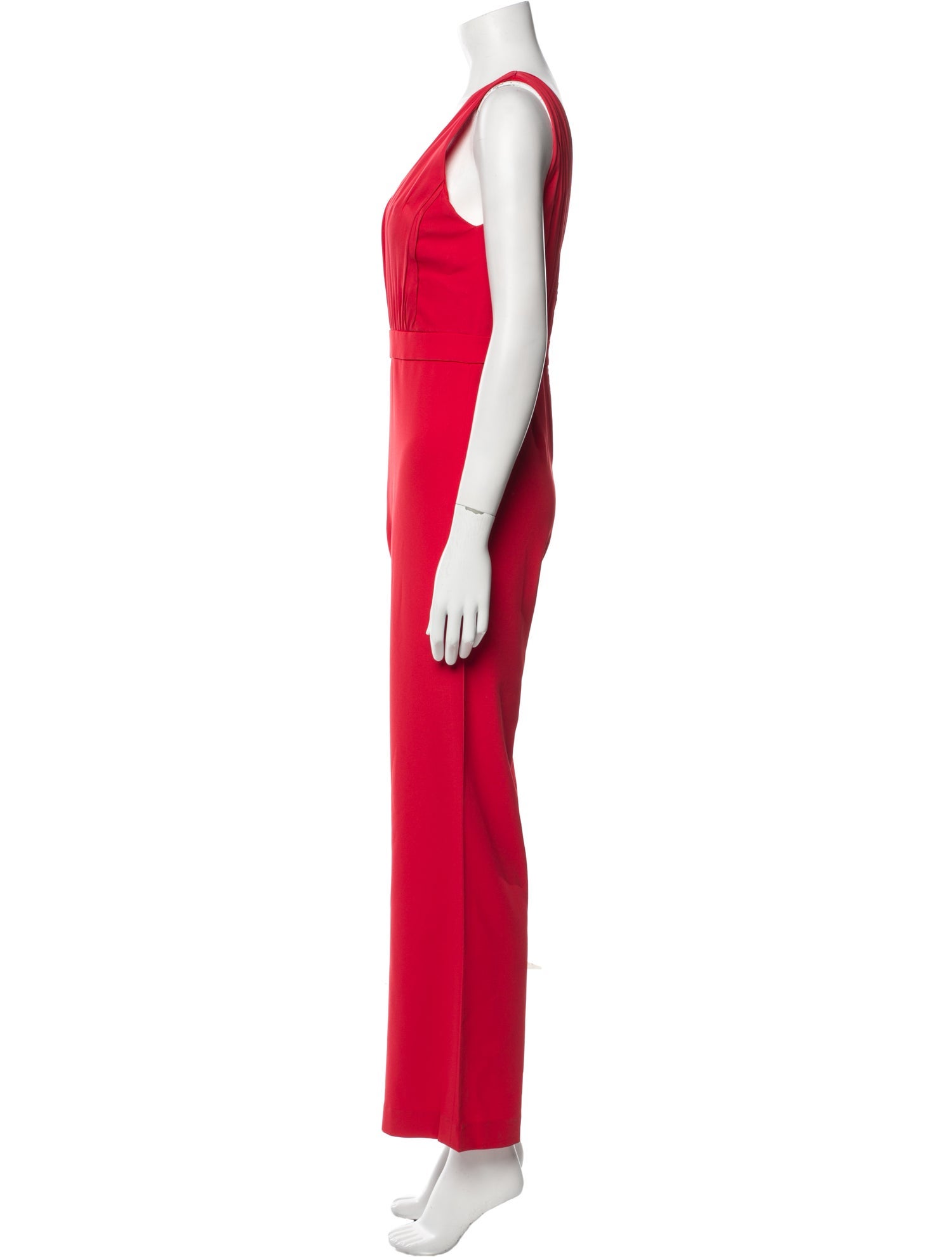 Alice + Olivia Plunge Neckline Jumpsuit