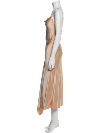 Alice + Olivia Cowl Neck Long Dress