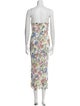 Alice + Olivia Floral Print Long Dress