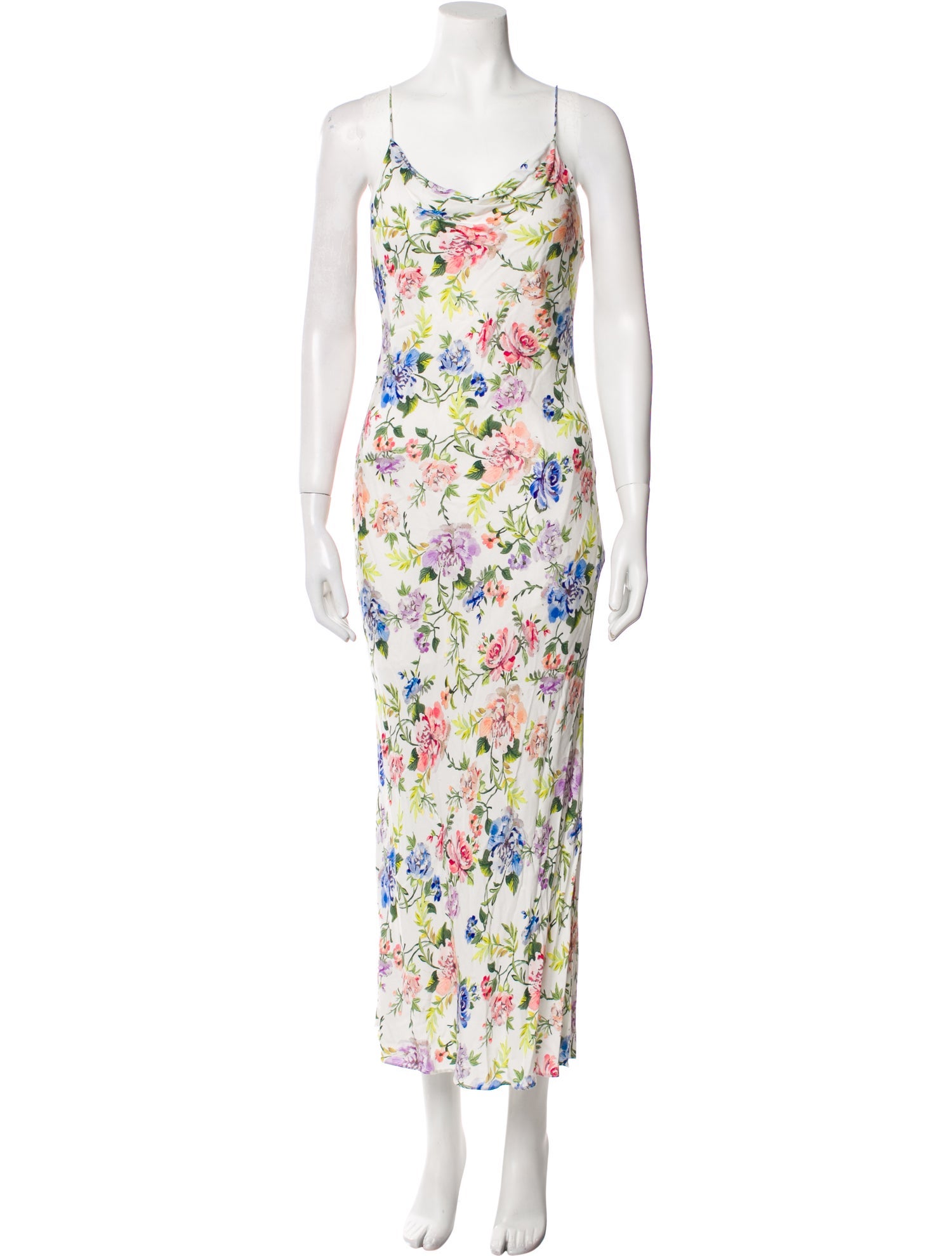 Alice + Olivia Floral Print Long Dress
