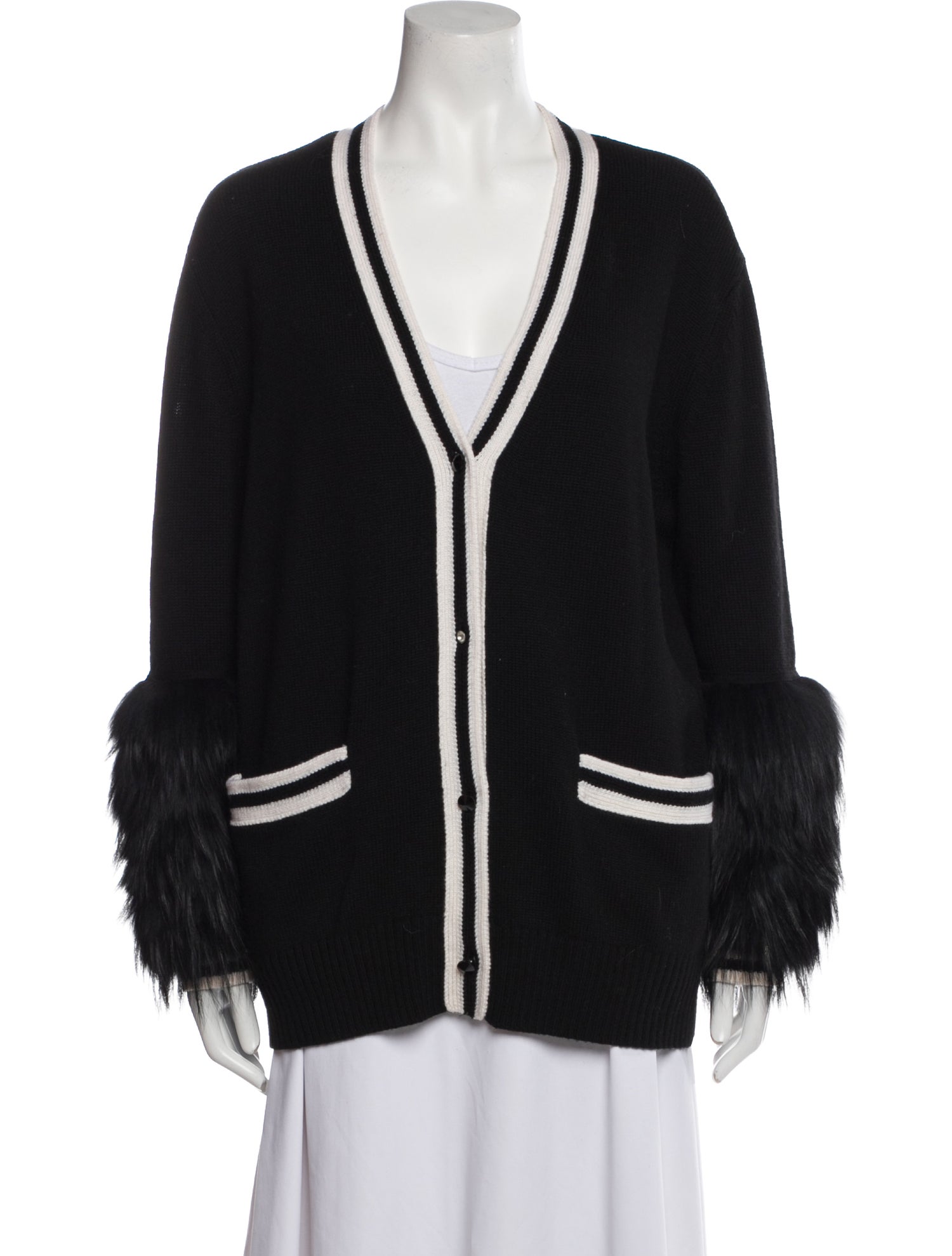 Alice + Olivia Wool Striped Sweater