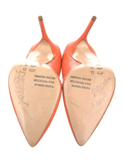 Alice + Olivia Leather Pumps