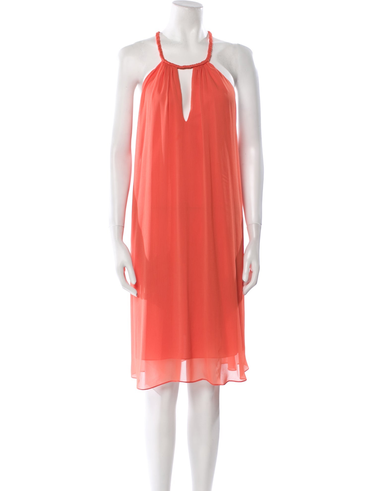 Alice + Olivia Halterneck Midi Length Dress