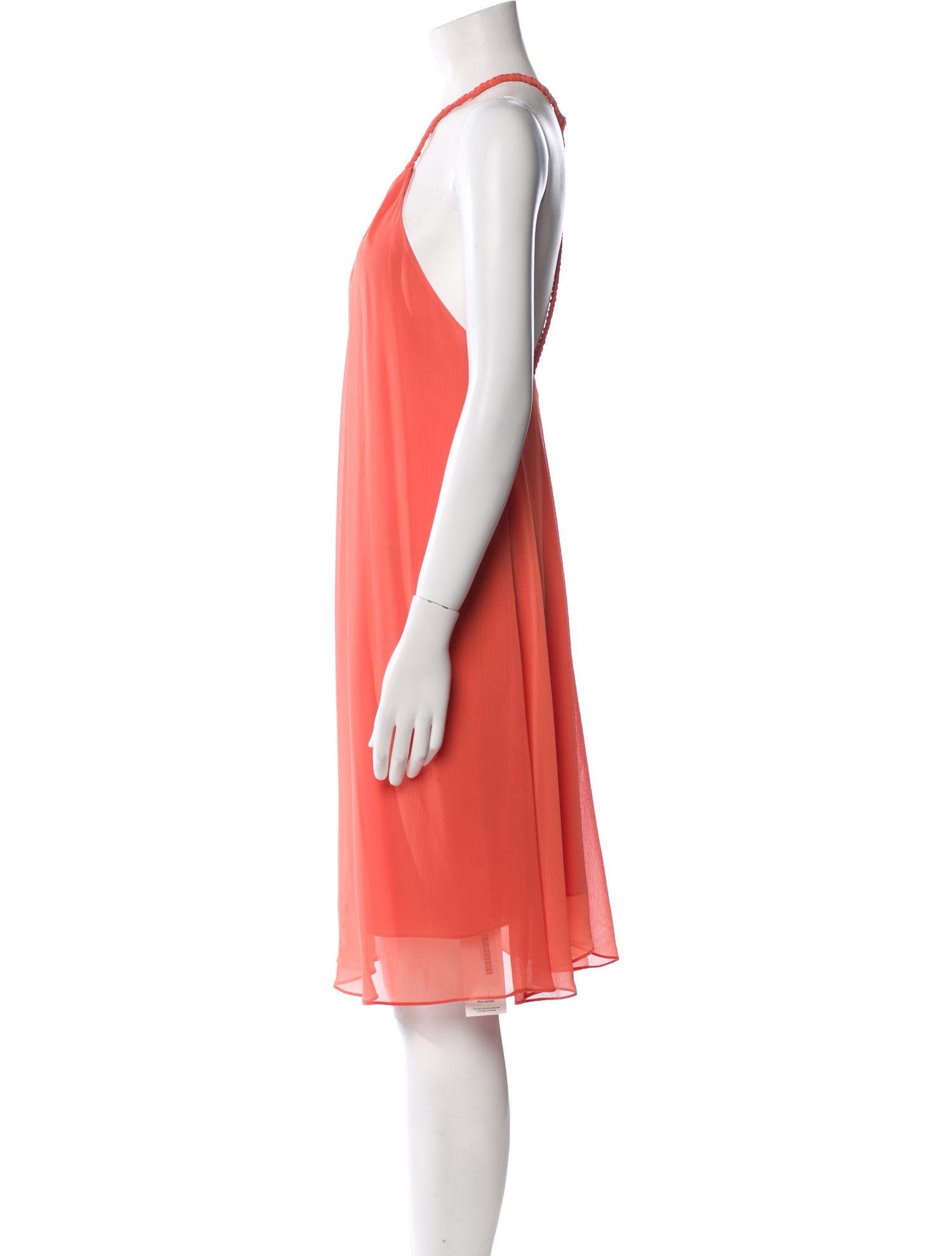 Alice + Olivia Halterneck Midi Length Dress