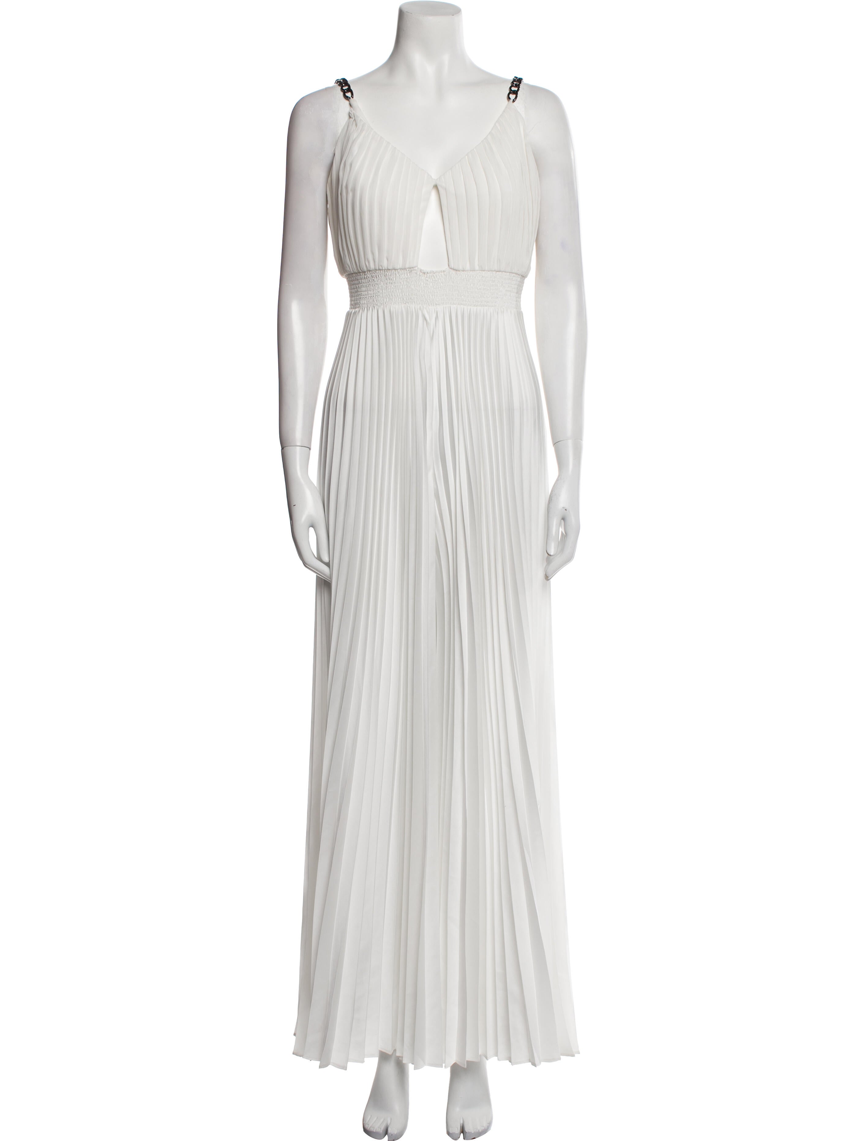 Alice + Olivia Striped V-Neck Jumpsuit