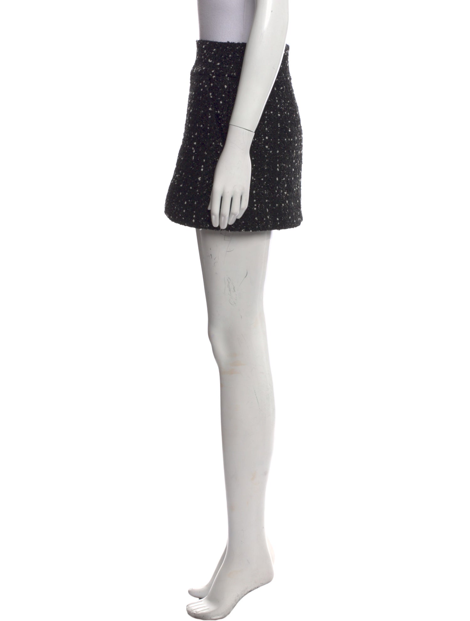 Alice + Olivia Tweed Pattern Mini Skirt w/ Tags
