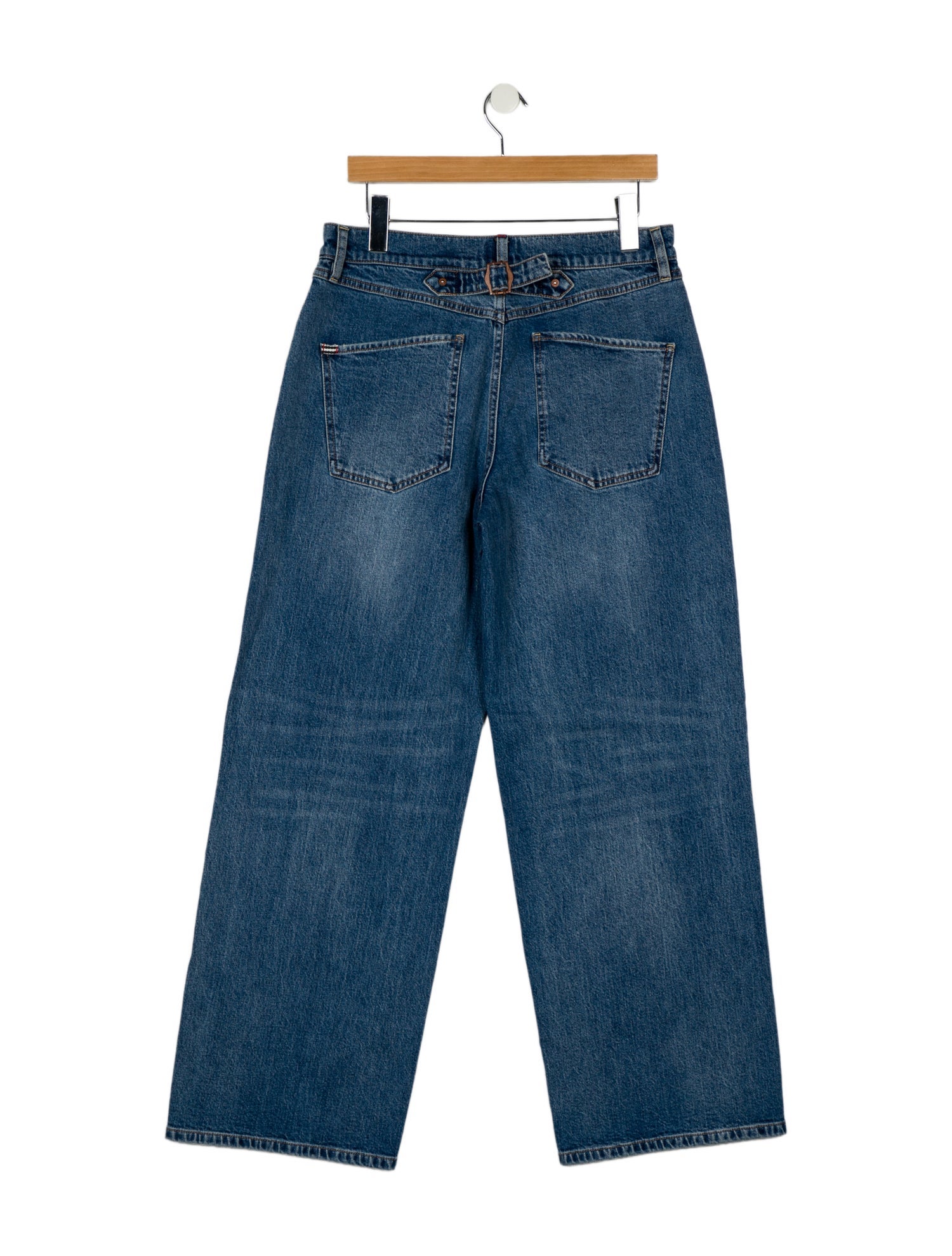 Alice + Olivia High-Rise Wide Leg Jeans