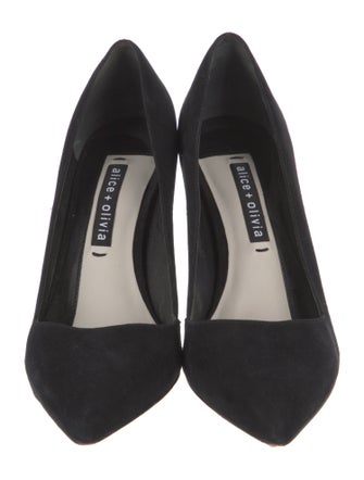 Alice + Olivia Suede Pumps