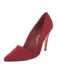 Alice + Olivia Suede D'Orsay Pumps