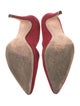 Alice + Olivia Suede D'Orsay Pumps